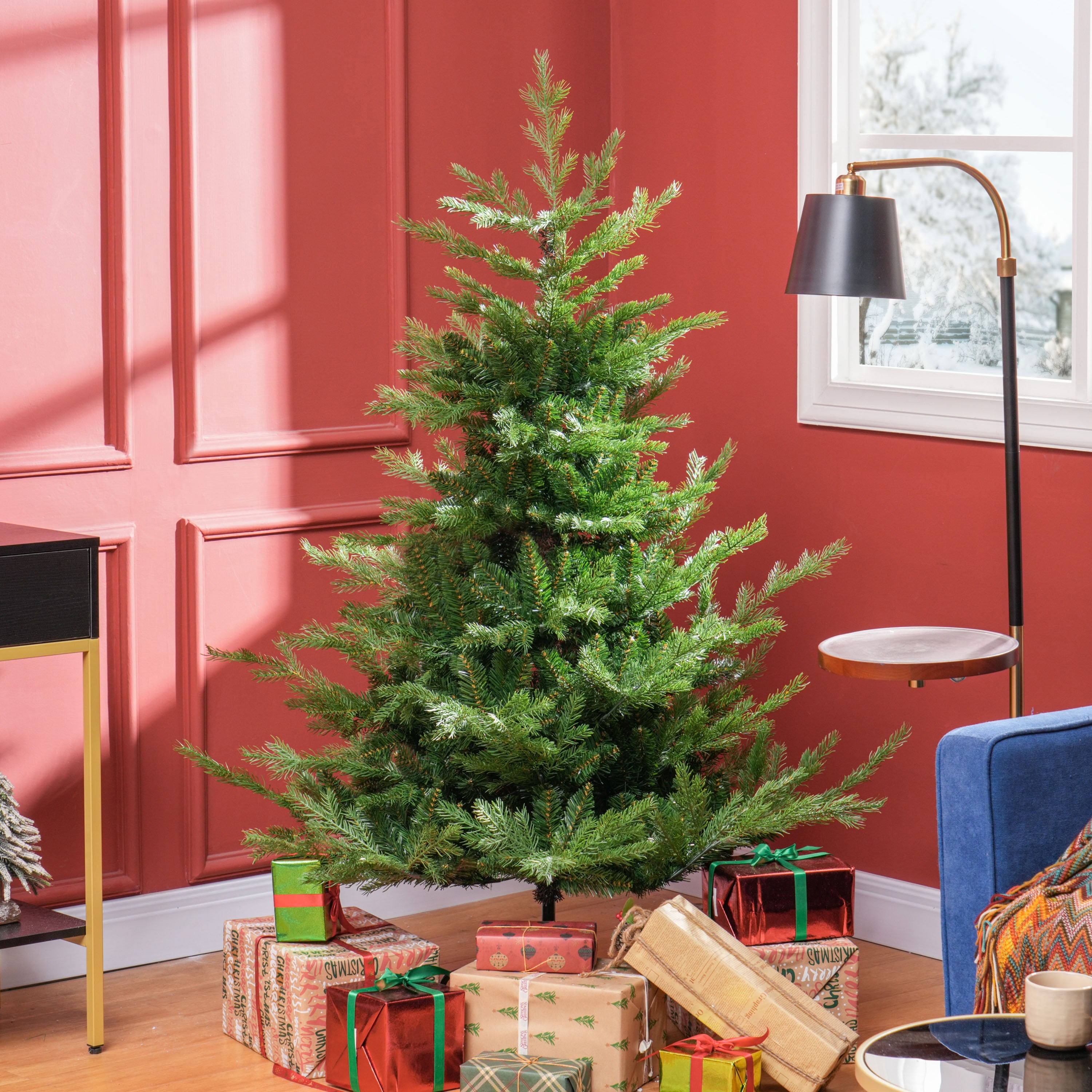 Homcom Kunst-Kerstboom PE 100x150cm - Groen