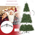Homcom Kerstboom met 700 warm witte LED - 2154 takken Ø142 x 210H cm