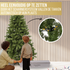 Kerstboom Excellent Trees® Oppdal 210 cm - Slanke kunstkerstboom