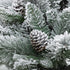 Set van 2 Homcom Kerstbomen met LED verlichting - met prikpen 107 cm