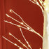 Homcom Kunstkerstboom abstract met LED-verlichting - 150 cm hoog - Wit