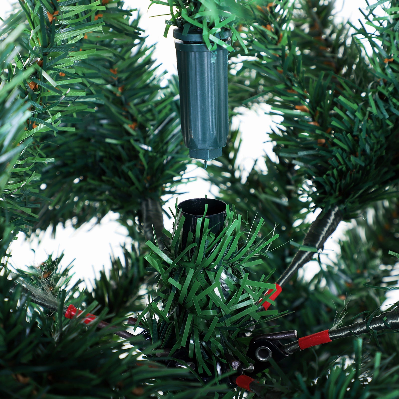 Homcom Kerstboom 180 cm met standaard 102 cm doorsnede - Groen