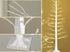 Homcom Kunstkerstboom abstract met LED-verlichting - 180 cm hoog - Wit