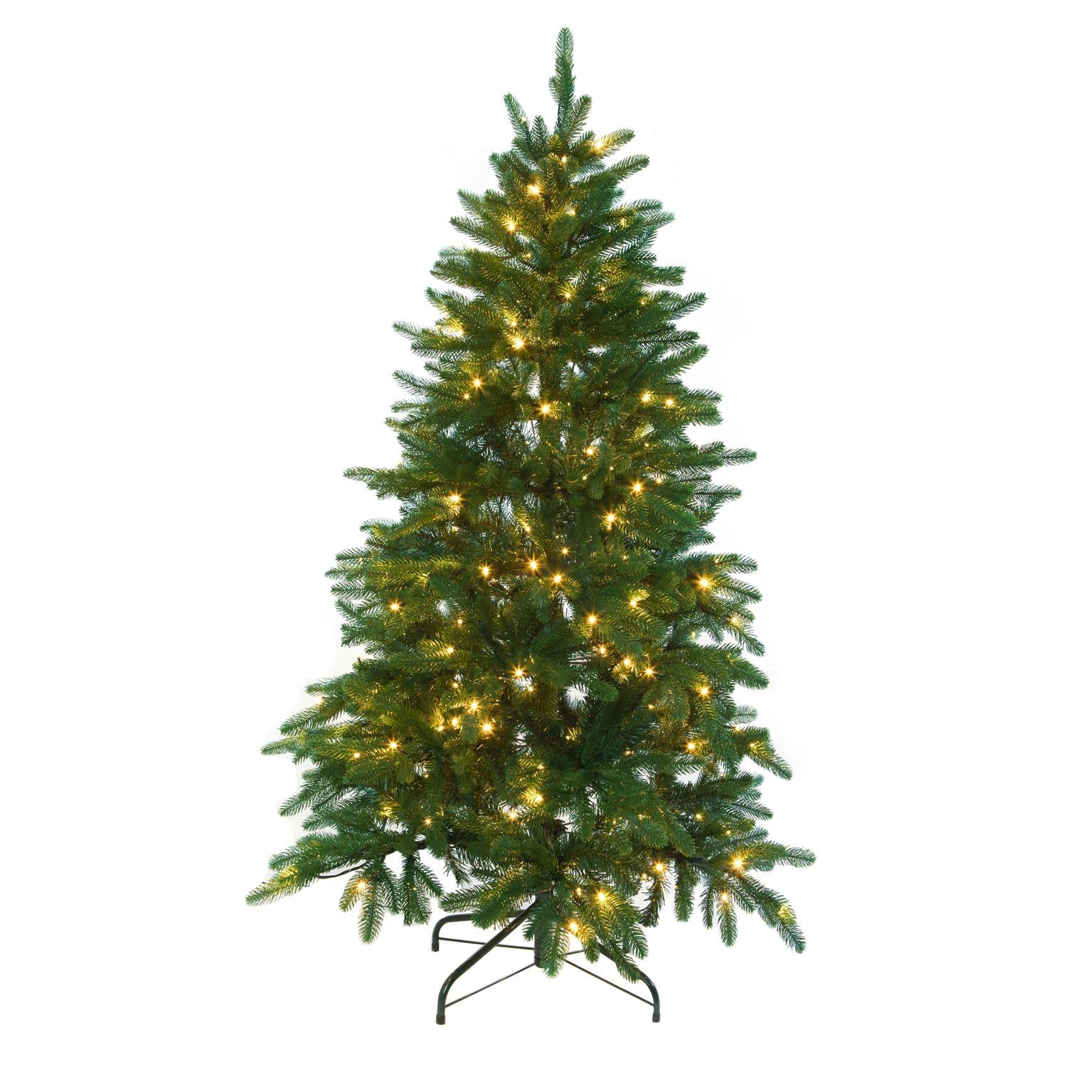 Excellent Trees® LED Falun 150 cm - Luxe Kerstboom met lampjes -  ⌀102 cm - ↕150 cm
