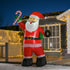 Homcom Opblaasbare kerstman met LED-verlichting 250cm