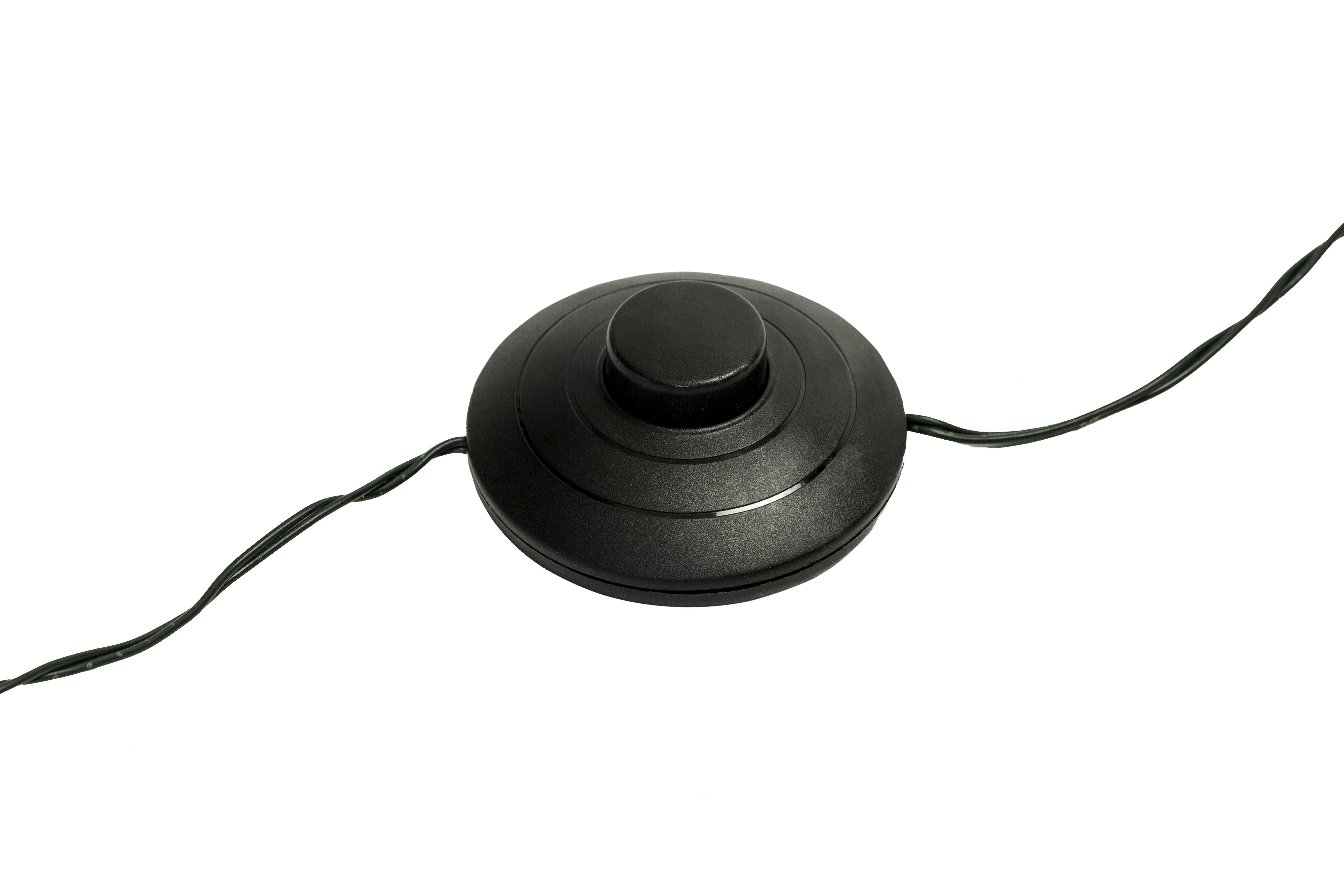 Excellent Trees® Kerstboom Stavanger Black 180 cm - Zwarte Kerstboom met 350 LED Verlichting - ⌀110cm - 180cm