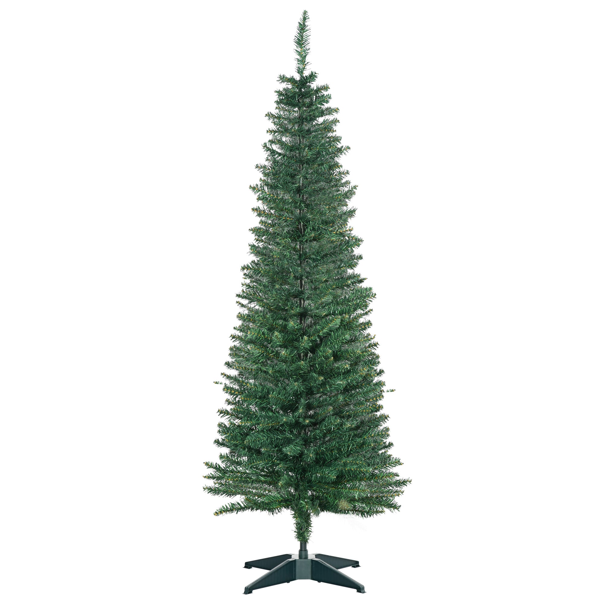 Homcom Kerstboom Kunstspar Smal met standaard 150cm - Groen