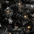 Black Christmas Tree Excellent Trees® LED Stavanger Black 180 cm 350 Lights