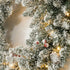 Homcom Kerstkrans met LED-verlichting, rode bessen 60 cm doorsnede