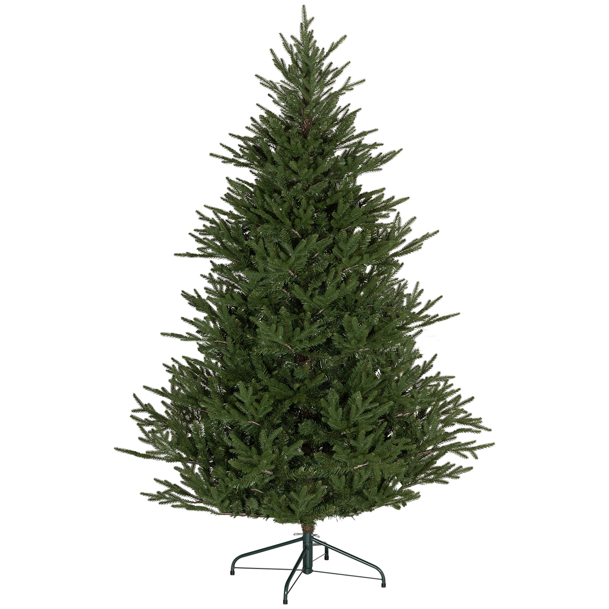 Homcom Kunstkerstboom 183 cm - realistisch uiterlijk - snelle montage, -incl. standaard