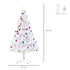 Witte Kunstkerstboom Kant-en-Klaar met decoratie Ø85cm - 150 cm - Wit