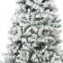 Excellent Trees® Rova Witte Kerstboom met Sneeuw en LED Verlichting ⌀110cm - ↕210cm