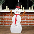 4goodz kerstfiguur Set van Sneeuwmannen met verlichting 148 LED - wit