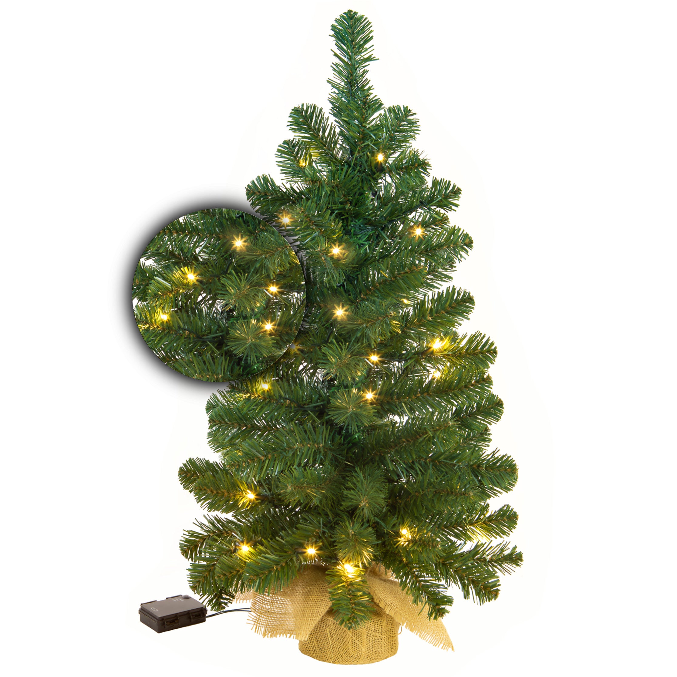 Christmas tree Excellent Trees® LED Jarbo LED 60 cm - Luxury version - 35 Lights