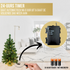 Excellent Trees® Jarbo Mini Kerstboom 60 cm met batterij verlichting - Kunstkerstboom kant en klaar met Verlichting - Hoogwaardig PVC - 35 LED Lampjes