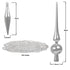 4seasonz® Kunststof Kerstballen set 130 ballen, piek en snoer Zilver/Blauw