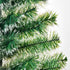 Homcom Kunstkerstboom met witte punten ∅75 x 150 cm - Groen/Wit
