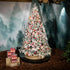 Excellent Trees® LED Otta Witte Kerstboom met Sneeuw en Verlichting 210 cm - Premium kunstkerstboom ⌀130cm - ↕210cm