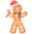 Opblaasbare Kerstfiguur Opblaasbare Peperkoekman met LED licht - 240 cm