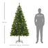Homcom Kunstkerstboom met standaard - Ø 90 x 210 H cm - Groen