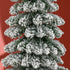 Homcom Kerstboom Smal met Sneeuw - incl. standaard 180 cm - Wit/Groen