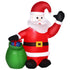 4goodz Opblaasbare Kerstman met LED Verlichting voor buiten 120 cm