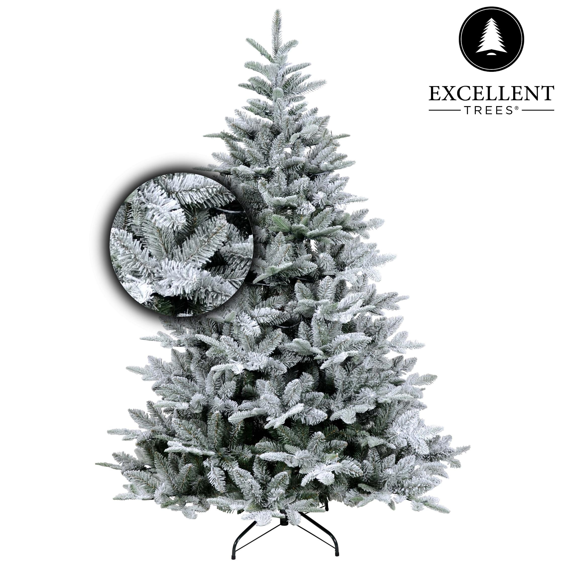 Excellent Trees® Otta Weihnachtsbaum mit Schnee 180 cm - Luxusausführung
