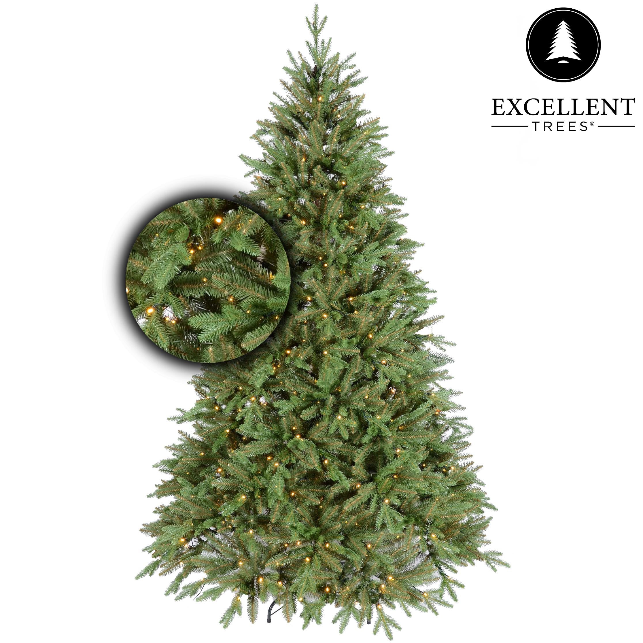 Christmas tree Excellent Trees® LED Ulvik 210 cm with lighting - Luxury version - 460 lights