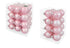 Decosy® Poweder Pink Christmas Baubles Glass 52 pieces - 36x 60mm and 16x 80mm