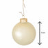 Decosy® Champagne Christmas Baubles Glass 32 pieces - 60 mm - Champagne