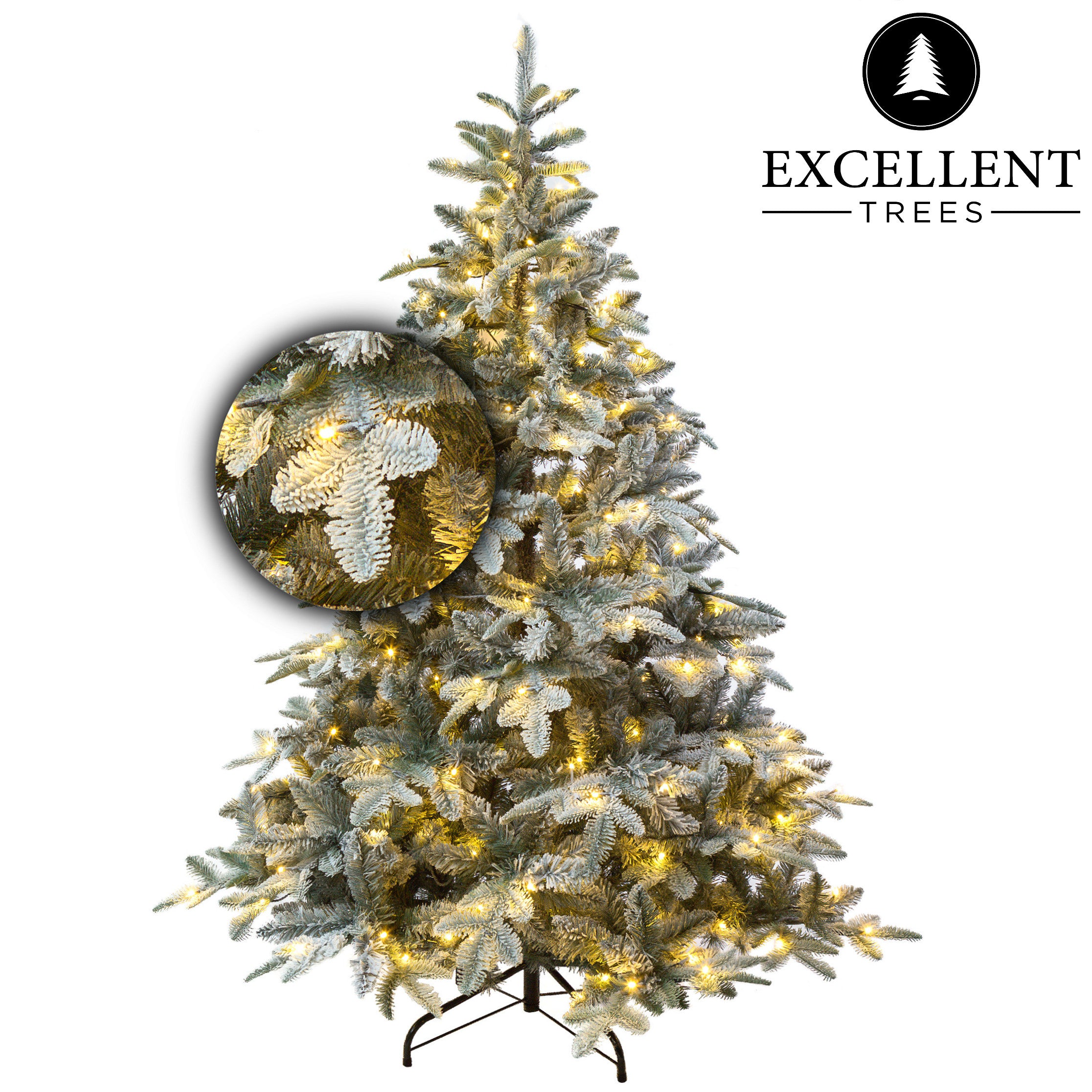Excellent Trees® LED Otta Kerstboom met Sneeuw en Verlichting 210 cm