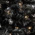 Zwarte kerstboom Excellent Trees® LED Stavanger Black 150 cm verlicht