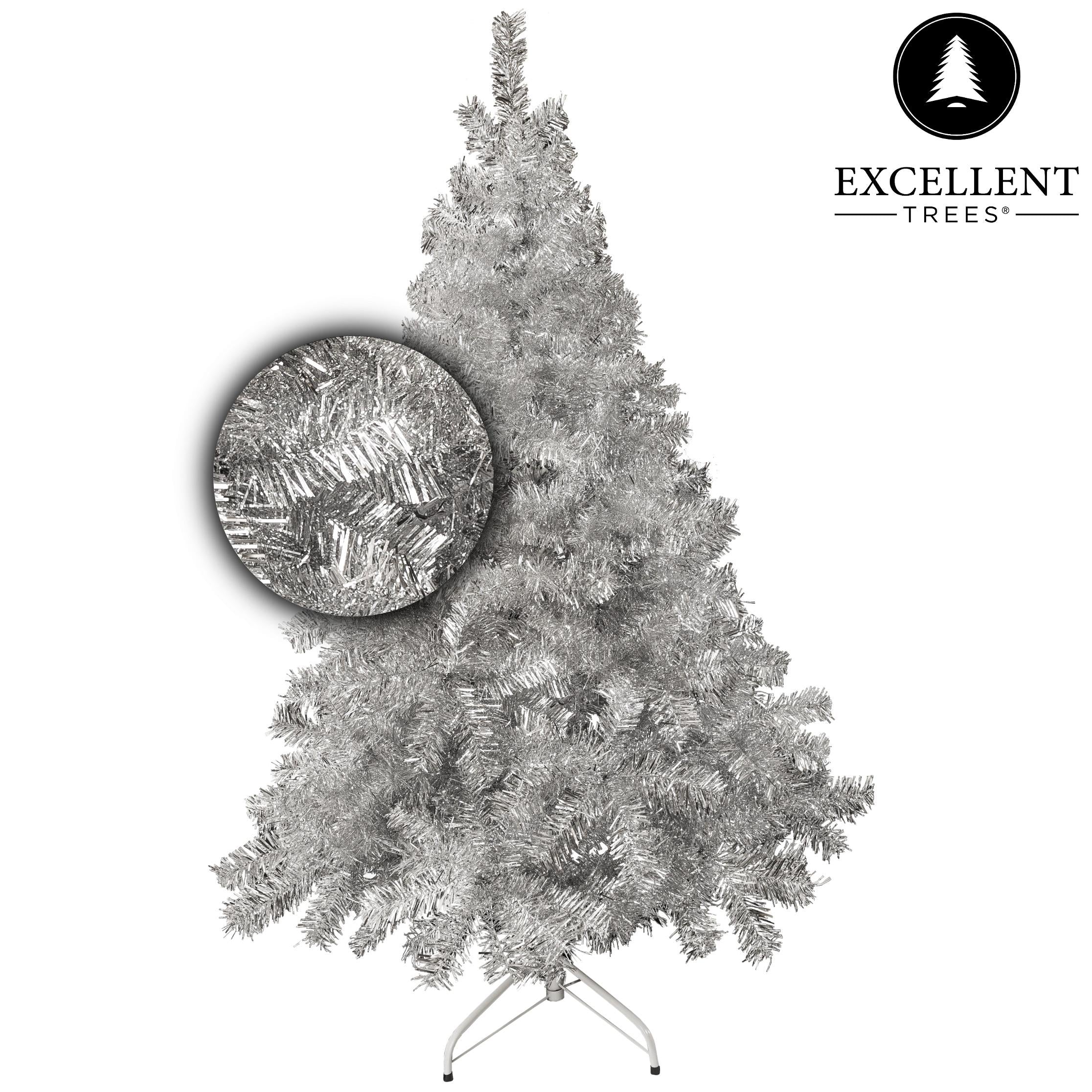 Christmas tree Excellent Trees® Stavanger Silver 210 cm - Luxury version